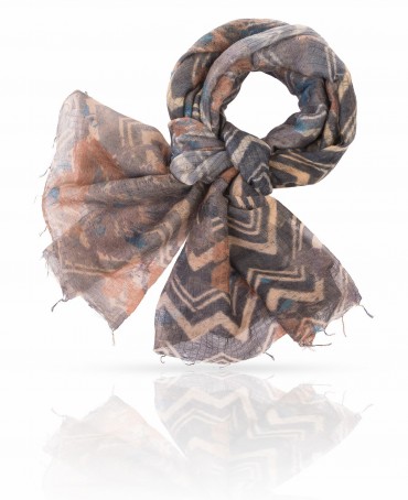 Палантин Женский SW-ZIG.FL/GR.BLUE